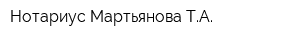Нотариус Мартьянова ТА