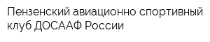 Пензенский авиационно-спортивный клуб ДОСААФ России