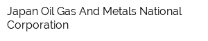Japan Oil Gas And Metals National Corporation