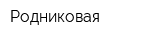 Родниковая