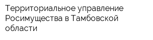 Территориальное управление Росимущества в Тамбовской области