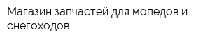 Магазин запчастей для мопедов и снегоходов