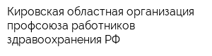 Кировская областная организация профсоюза работников здравоохранения РФ