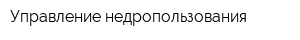 Управление недропользования