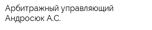 Арбитражный управляющий Андросюк АС