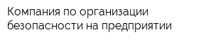 Компания по организации безопасности на предприятии