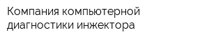 Компания компьютерной диагностики инжектора