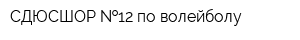 СДЮСШОР  12 по волейболу