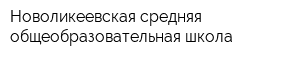 Новоликеевская средняя общеобразовательная школа