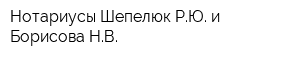 Нотариусы Шепелюк РЮ и Борисова НВ