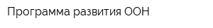 Программа развития ООН