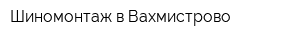 Шиномонтаж в Вахмистрово