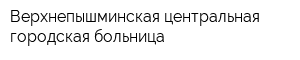 Верхнепышминская центральная городская больница