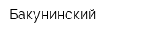 Бакунинский