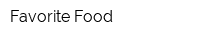 Favorite Food