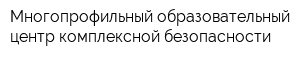 Многопрофильный образовательный центр комплексной безопасности