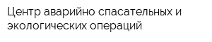 Центр аварийно-спасательных и экологических операций