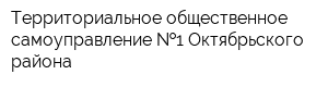 Территориальное общественное самоуправление  1 Октябрьского района