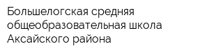 Большелогская средняя общеобразовательная школа Аксайского района