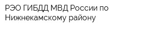 РЭО ГИБДД МВД России по Нижнекамскому району