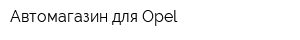 Автомагазин для Opel