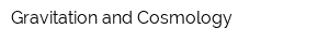 Gravitation and Cosmology