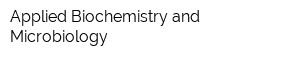 Applied Biochemistry and Microbiology