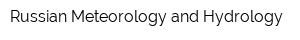 Russian Meteorology and Hydrology