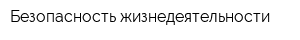 Безопасность жизнедеятельности