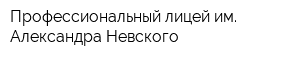 Профессиональный лицей им Александра Невского