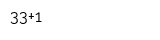 33+1