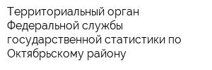 Территориальный орган Федеральной службы государственной статистики по Октябрьскому району