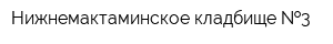 Нижнемактаминское кладбище  3
