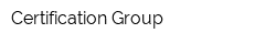 Certification Group