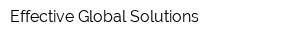 Effective Global Solutions