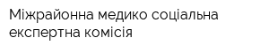 Міжрайонна медико-соціальна експертна комісія