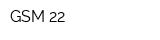GSM 22