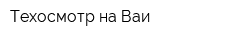 Техосмотр на Ваи