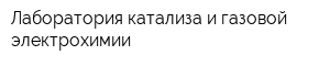 Лаборатория катализа и газовой электрохимии