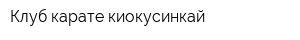 Клуб карате киокусинкай