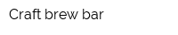 Craft brew bar