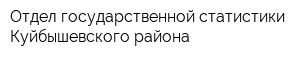 Отдел государственной статистики Куйбышевского района