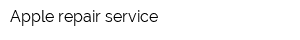 Apple repair service