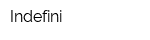 Indefini