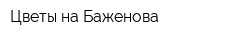 Цветы на Баженова