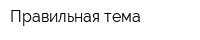 Правильная тема