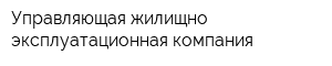 Управляющая жилищно-эксплуатационная компания