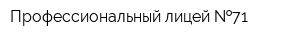 Профессиональный лицей  71