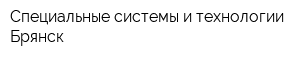 Специальные системы и технологии-Брянск