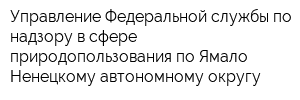 Управление Федеральной службы по надзору в сфере природопользования по Ямало-Ненецкому автономному округу